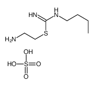 2-aminoethyl N'-butylcarbamimidothioate,sulfuric acid结构式