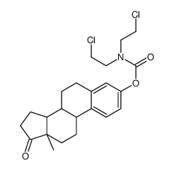 [(8R,9S,13S,14S)-13-methyl-17-oxo-7,8,9,11,12,14,15,16-octahydro-6H-cyclopenta[a]phenanthren-3-yl] N,N-bis(2-chloroethyl)carbamate Structure