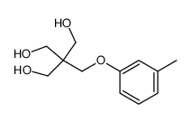 2-(Hydroxymethyl)-2-(m-tolyloxymethyl)-1,3-propanediol结构式