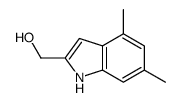 1H-Indole-2-methanol,4,6-dimethyl-(9CI)结构式