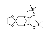6,7-Bis(trimethylsilyloxy)spiro[bicyclo[3.2.1]oct-6-en-3,2'-[1,3]dioxolan]结构式