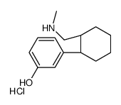 3-[(1R,2R)-2-(methylaminomethyl)cyclohexyl]phenol,hydrochloride结构式