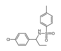 N-[1-(4-chlorophenyl)propyl]-4-methylbenzenesulfonamide结构式