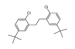 1,2-bis(5-(tert-butyl)-2-chlorophenyl)ethane结构式