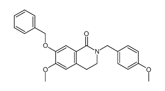 N-(4'-methoxybenzoyl)-7-benzyloxy-6-methoxytetrahydroisoquinoline-1 Structure