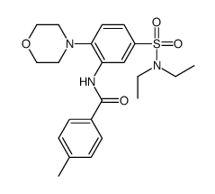 N-[5-(diethylsulfamoyl)-2-morpholin-4-ylphenyl]-4-methylbenzamide Structure