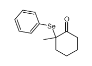 2-methyl-2-(phenylselanyl)cyclohexanone Structure