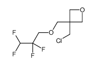 3-(chloromethyl)-3-(2,2,3,3-tetrafluoropropoxymethyl)oxetane Structure