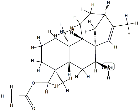 (4S)-Kaur-15-ene-7β,19-diol 19-acetate结构式