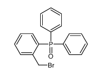 1-(bromomethyl)-2-diphenylphosphorylbenzene Structure