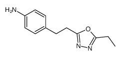 Benzenamine, 4-[2-(5-ethyl-1,3,4-oxadiazol-2-yl)ethyl]- (9CI) Structure