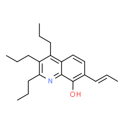 7-(tetrapropenyl)quinolin-8-ol结构式