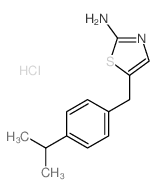 5-[(4-propan-2-ylphenyl)methyl]-1,3-thiazol-2-amine结构式