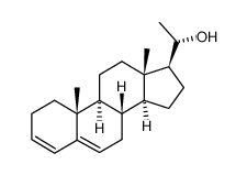20α-hydroxy-pregna-3,5-diene结构式