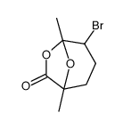 4-bromo-1,5-dimethyl-6,8-dioxabicyclo[3.2.1]octan-7-one Structure