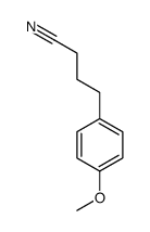 4-(4-methoxyphenyl)butanenitrile结构式