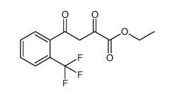 2,4-二氧-4-(2-(三氟甲基)苯基)丁酸乙酯结构式