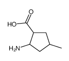 Cyclopentanecarboxylic acid, 2-amino-4-methyl- (9CI)结构式