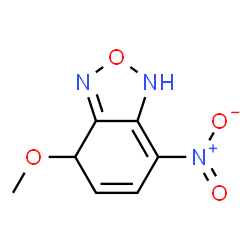 2,1,3-Benzoxadiazole,1,4-dihydro-4-methoxy-7-nitro-(9CI)结构式