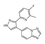 6-(3-(5-FLUORO-6-METHYLPYRIDIN-2-YL)-1H-PYRAZOL-4-YL)-[1,2,4]TRIAZOLO[1,5-A]PYRIDINE picture