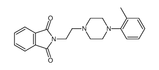 2-(2-(4-(2-methylphenyl)piperazin-1-yl)ethyl)isoindoline-1,3-dione Structure