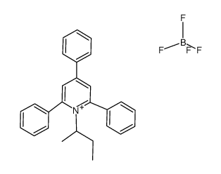 1-(s-butyl)-2,4,6-triphenylpyridinium tetrafluoroborate Structure