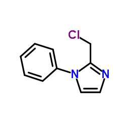 2-CHLOROMETHYL-1-PHENYL-1H-IMIDAZOLE structure