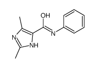 2,5-dimethyl-N-phenyl-1H-imidazole-4-carboxamide结构式