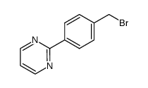 Pyrimidine, 2-[4-(bromomethyl)phenyl]- (9CI)结构式