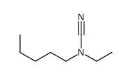 ethyl(pentyl)cyanamide Structure