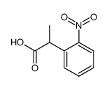 2-(2-nitro-phenyl)-propionic acid结构式