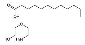 2-(2-aminoethoxy)ethanol,dodecanoic acid Structure