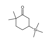 dimethyl-2,2 trimethylsilyl-5 cyclohexanone结构式