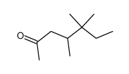 4,5,5-trimethyl-2-heptanone结构式
