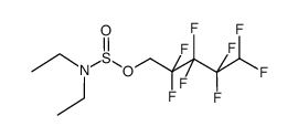 2,2,3,3,4,4,5,5-octafluoropentyl diethylamidosulfite结构式