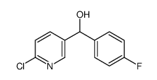 3-Pyridinemethanol, 6-chloro-alpha-(4-fluorophenyl)- Structure