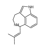 1H-Azepino(5,4,3-cd)indole, 3,4,5,6-tetrahydro-6-(2-methyl-1-propenyl)-, (-)-结构式