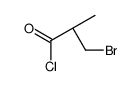 (2S)-3-bromo-2-methylpropanoyl chloride结构式