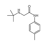 Acetamide, 2-[(1,1-dimethylethyl)amino]-N-(4-methylphenyl)- (9CI)结构式