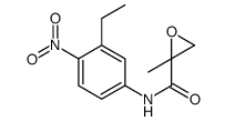 N-(3-ethyl-4-nitrophenyl)-2-methyloxirane-2-carboxamide结构式