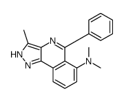 N,N,3-trimethyl-5-phenyl-2H-pyrazolo[4,3-c]isoquinolin-6-amine Structure