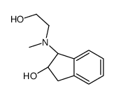 (1R,2R)-1-[2-hydroxyethyl(methyl)amino]-2,3-dihydro-1H-inden-2-ol结构式