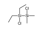 chloro-[chloro(diethyl)silyl]-dimethylsilane Structure