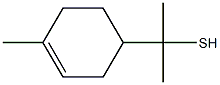 (1)-α,α,4-trimethylcyclohex-3-ene-1-methanethiol结构式