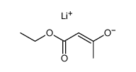 Lithium-acetessigester-enolat Structure