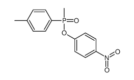 1-methyl-4-[methyl-(4-nitrophenoxy)phosphoryl]benzene Structure