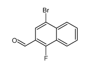4-BROMO-1-FLUORO-2-NAPHTHALDEHYDE Structure