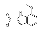 1H-Indole-2-carbonyl chloride, 7-methoxy- (9CI) structure