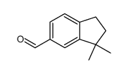 (3,3)-dimethyl-2,3-dihydro-1H-indene-5-carbaldehyde结构式