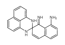 2,3-Dihydro-2-spiro-7'-[8'-imino-7',8'-dihydronaphthalen-1'-amine]perimidine Structure